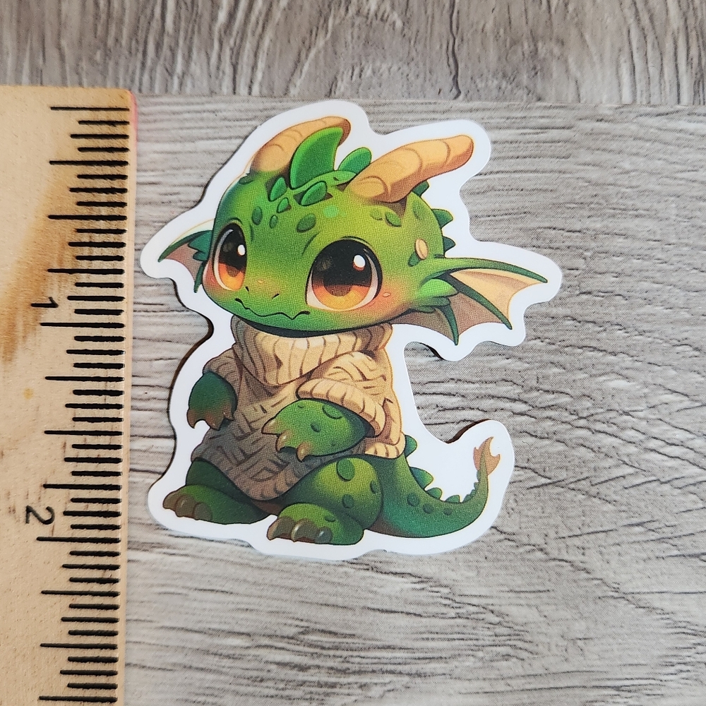 10/$10 Dinosaur Sticker Cartoon Jurassic Colorful Playful Decal